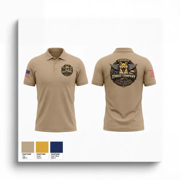 Short Sleeve Performance Polo, 412th CA BN (A), Army, Teamtime, Team time, sublimation, custom sports apparel, team uniforms, spirit wear, spiritwear, sports uniforms, custom shirts, team store, custom team store, fundraiser sports, apparel fundraiser