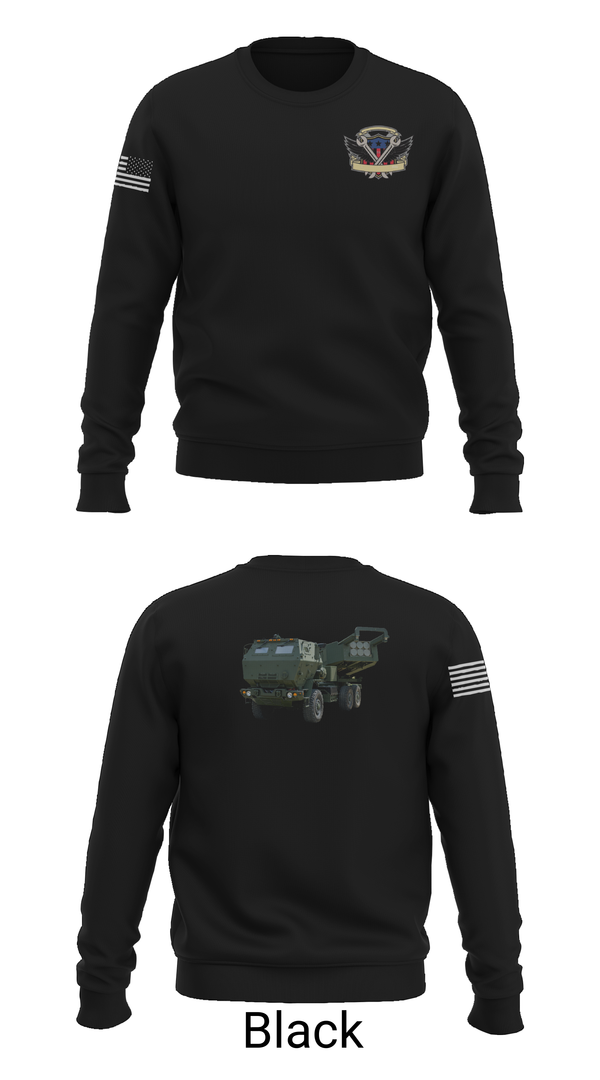 Crew Neck Sweatshirt, 182nd Field Artillery, Army, Teamtime, Team time, sublimation, custom sports apparel, team uniforms, spirit wear, spiritwear, sports uniforms, custom shirts, team store, custom team store, fundraiser sports, apparel fundraiser