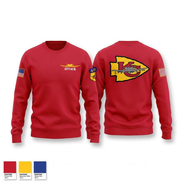 Crew Neck Sweatshirt, 303 FS, Air Force, Teamtime, Team time, sublimation, custom sports apparel, team uniforms, spirit wear, spiritwear, sports uniforms, custom shirts, team store, custom team store, fundraiser sports, apparel fundraiser