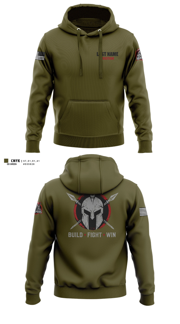 Hoodie, 631st ESC, Army, Teamtime, Team time, sublimation, custom sports apparel, team uniforms, spirit wear, spiritwear, sports uniforms, custom shirts, team store, custom team store, fundraiser sports, apparel fundraiser