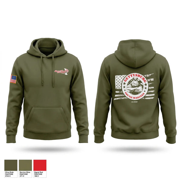 Hoodie, Gettysburg Young Marines, Marines, Teamtime, Team time, sublimation, custom sports apparel, team uniforms, spirit wear, spiritwear, sports uniforms, custom shirts, team store, custom team store, fundraiser sports, apparel fundraiser