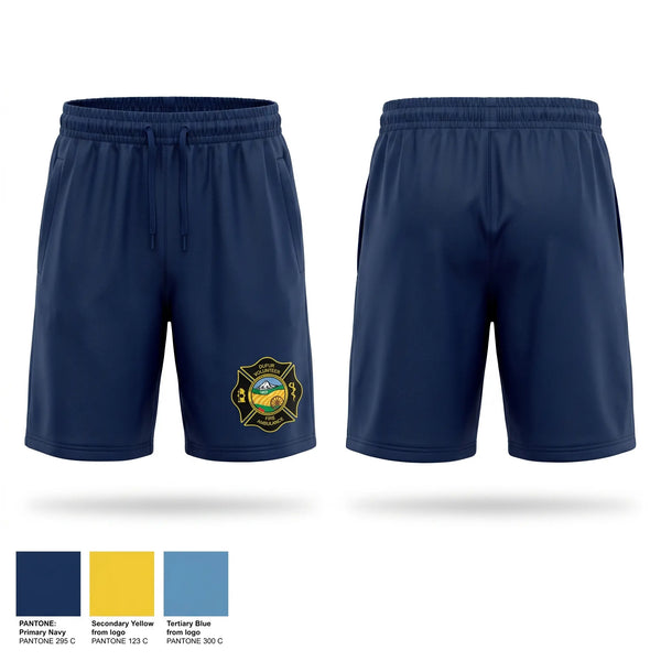 Athletic Shorts With Pockets, Dufur Volunteer Fire and Ambulance, Fire Department, Teamtime, Team time, sublimation, custom sports apparel, team uniforms, spirit wear, spiritwear, sports uniforms, custom shirts, team store, custom team store, fundraiser sports, apparel fundraiser
