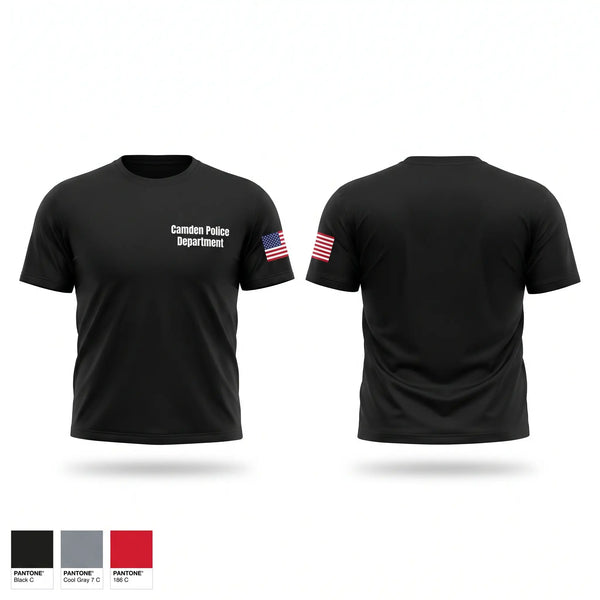 Short Sleeve Performance Shirt, Camden Police Department, Police, Teamtime, Team time, sublimation, custom sports apparel, team uniforms, spirit wear, spiritwear, sports uniforms, custom shirts, team store, custom team store, fundraiser sports, apparel fundraiser