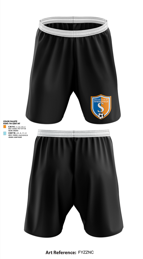 Athletic Shorts With Pockets, Soccer Club Of Springfield, Men's Soccer, Teamtime, Team time, sublimation, custom sports apparel, team uniforms, spirit wear, spiritwear, sports uniforms, custom shirts, team store, custom team store, fundraiser sports, apparel fundraiser