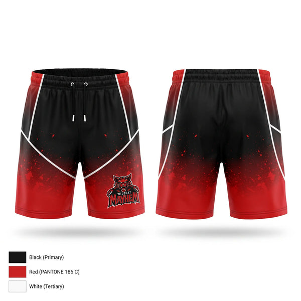 Athletic Shorts With Pockets, Mayhem, Baseball, Teamtime, Team time, sublimation, custom sports apparel, team uniforms, spirit wear, spiritwear, sports uniforms, custom shirts, team store, custom team store, fundraiser sports, apparel fundraiser