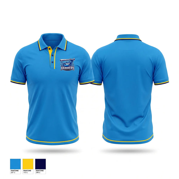 Short Sleeve Performance Polo, Annapolis Area Hammers, Baseball, Teamtime, Team time, sublimation, custom sports apparel, team uniforms, spirit wear, spiritwear, sports uniforms, custom shirts, team store, custom team store, fundraiser sports, apparel fundraiser