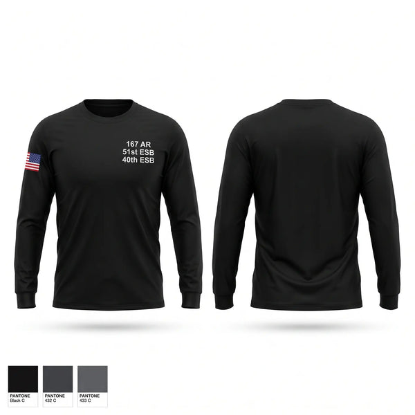 Long Sleeve Performance Shirt, 1-67 AR, 51st ESB, 40th ESB, Army, Teamtime, Team time, sublimation, custom sports apparel, team uniforms, spirit wear, spiritwear, sports uniforms, custom shirts, team store, custom team store, fundraiser sports, apparel fundraiser