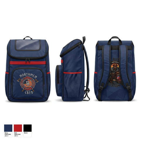 Gear Bag, Northmen, Fire Department, Teamtime, Team time, sublimation, custom sports apparel, team uniforms, spirit wear, spiritwear, sports uniforms, custom shirts, team store, custom team store, fundraiser sports, apparel fundraiser