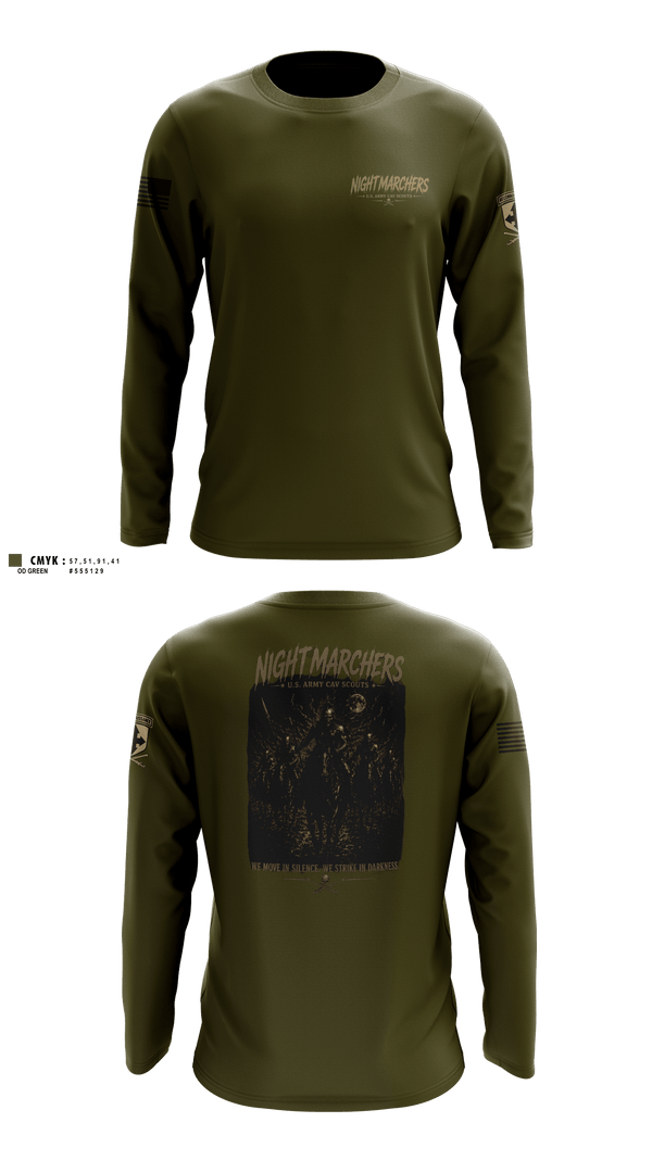 Long Sleeve Performance Shirt, 1ST SQUADRON, 299TH CAVALRY REGIMENT HAWAII ARMY NATIONAL GUARD 91-1227 ENTERPRISE AVENUE KAPOLEI, HAWAII 96707-2150, Army, Teamtime, Team time, sublimation, custom sports apparel, team uniforms, spirit wear, spiritwear, sports uniforms, custom shirts, team store, custom team store, fundraiser sports, apparel fundraiser