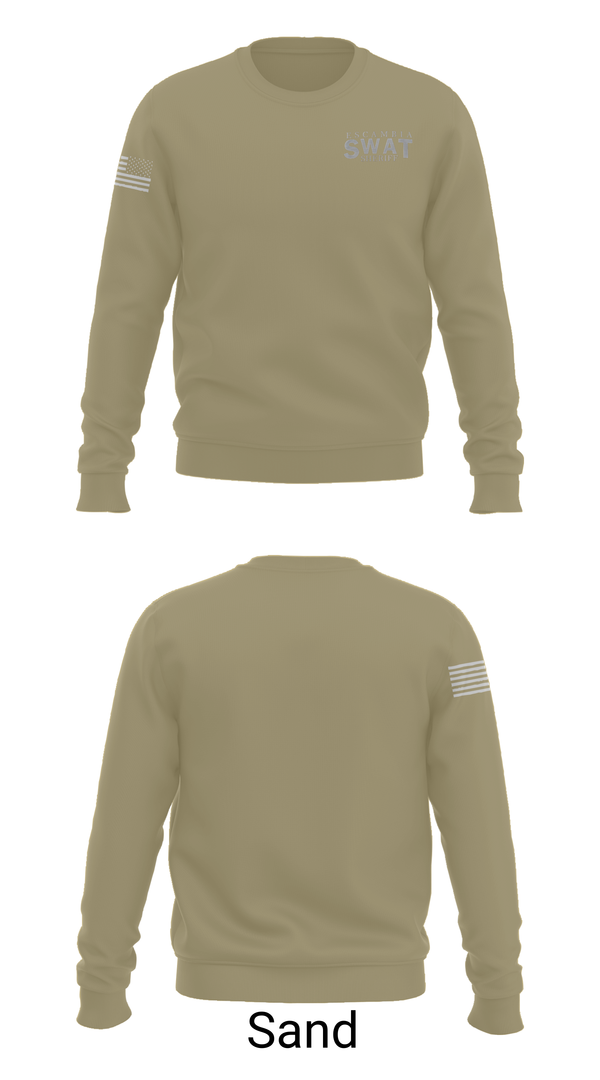 Crew Neck Sweatshirt, Escambia County Sheriff’s Office, , Teamtime, Team time, sublimation, custom sports apparel, team uniforms, spirit wear, spiritwear, sports uniforms, custom shirts, team store, custom team store, fundraiser sports, apparel fundraiser