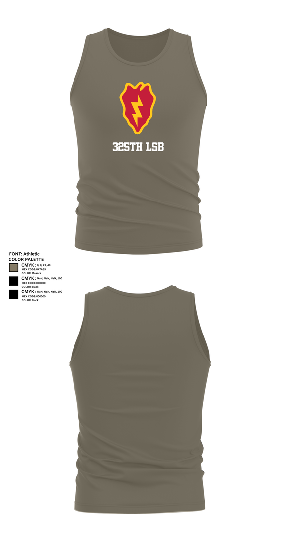 Tank Top, 325th LSB, , Teamtime, Team time, sublimation, custom sports apparel, team uniforms, spirit wear, spiritwear, sports uniforms, custom shirts, team store, custom team store, fundraiser sports, apparel fundraiser