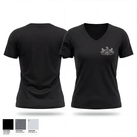Womens Short Sleeve Vneck Shirt, Sci Waymart, Police, Teamtime, Team time, sublimation, custom sports apparel, team uniforms, spirit wear, spiritwear, sports uniforms, custom shirts, team store, custom team store, fundraiser sports, apparel fundraiser