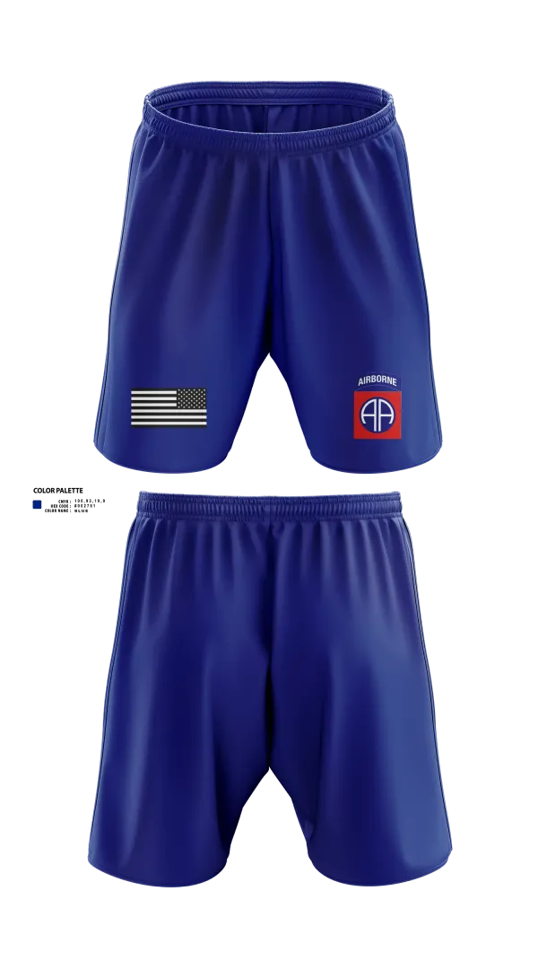 Athletic Shorts With Pockets, 82d ABN DIV, , Teamtime, Team time, sublimation, custom sports apparel, team uniforms, spirit wear, spiritwear, sports uniforms, custom shirts, team store, custom team store, fundraiser sports, apparel fundraiser
