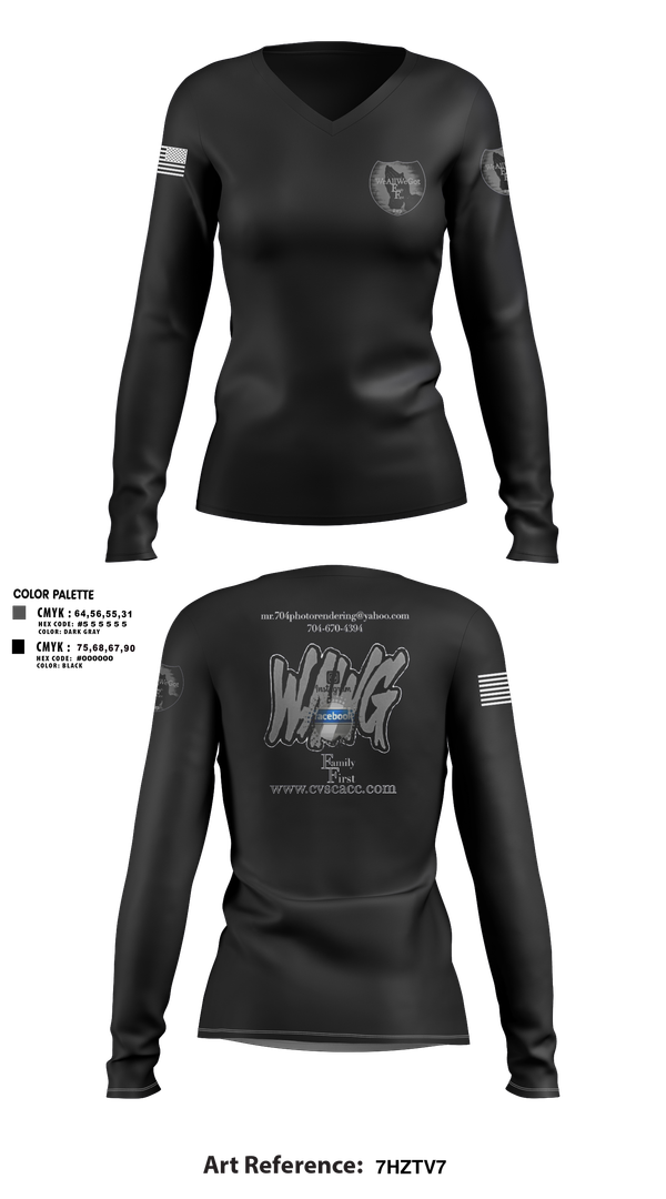 Womens Long Sleeve Vneck Shirt, WeAllWeGot~Family First, , Teamtime, Team time, sublimation, custom sports apparel, team uniforms, spirit wear, spiritwear, sports uniforms, custom shirts, team store, custom team store, fundraiser sports, apparel fundraiser