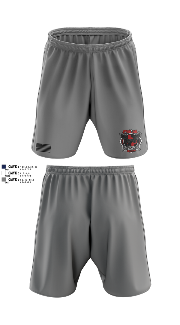 Athletic Shorts With Pockets, Cy creek fire 22, , Teamtime, Team time, sublimation, custom sports apparel, team uniforms, spirit wear, spiritwear, sports uniforms, custom shirts, team store, custom team store, fundraiser sports, apparel fundraiser