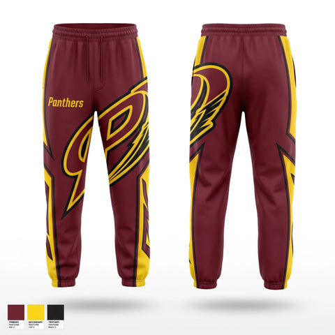 Sweatpants, Panthers, Women's Basketball, Teamtime, Team time, sublimation, custom sports apparel, team uniforms, spirit wear, spiritwear, sports uniforms, custom shirts, team store, custom team store, fundraiser sports, apparel fundraiser