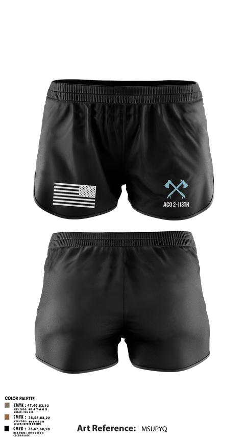 Ranger Panties, A-CO 2-113th Infantry, Army, Teamtime, Team time, sublimation, custom sports apparel, team uniforms, spirit wear, spiritwear, sports uniforms, custom shirts, team store, custom team store, fundraiser sports, apparel fundraiser