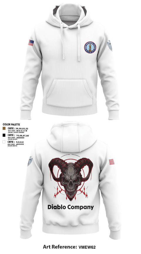 Hoodie, Delta Company 3-144th Infantry, National Guard, Teamtime, Team time, sublimation, custom sports apparel, team uniforms, spirit wear, spiritwear, sports uniforms, custom shirts, team store, custom team store, fundraiser sports, apparel fundraiser