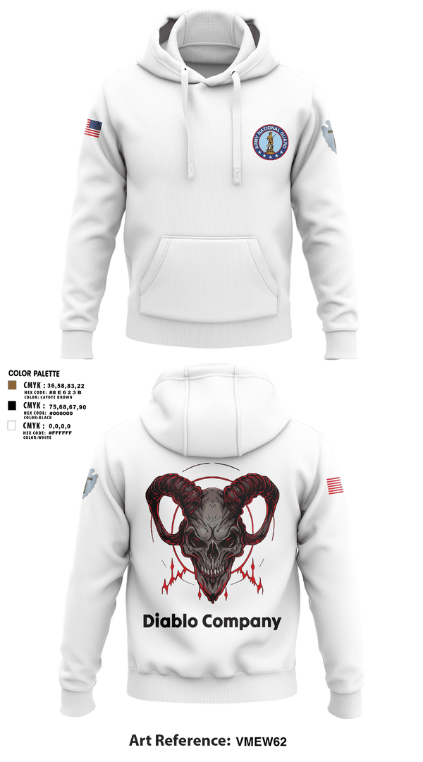Hoodie, Delta Company 3-144th Infantry, National Guard, Teamtime, Team time, sublimation, custom sports apparel, team uniforms, spirit wear, spiritwear, sports uniforms, custom shirts, team store, custom team store, fundraiser sports, apparel fundraiser