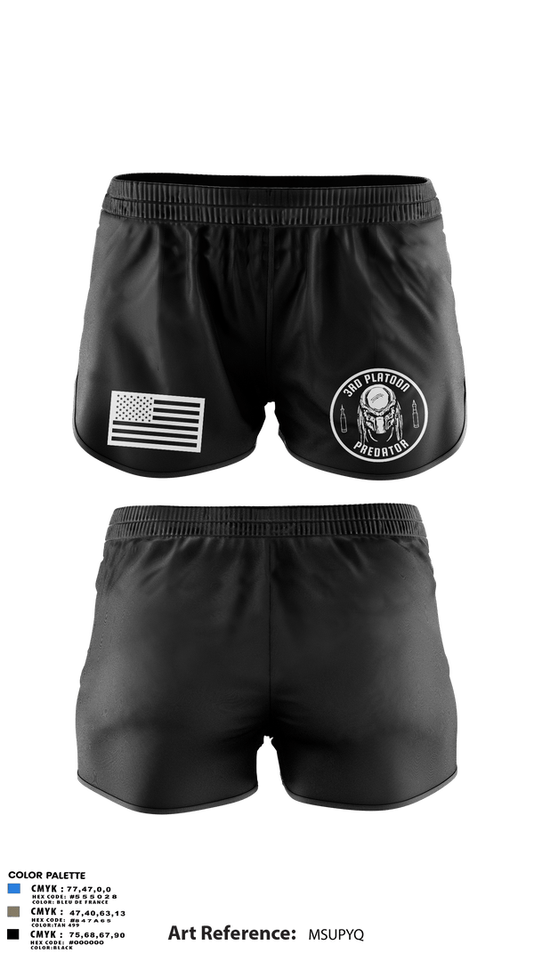 Ranger Panties, 3rd Platoon, Army, Teamtime, Team time, sublimation, custom sports apparel, team uniforms, spirit wear, spiritwear, sports uniforms, custom shirts, team store, custom team store, fundraiser sports, apparel fundraiser
