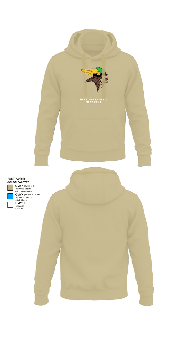 Hoodie, Northland High School Volleyball, Women's Volleyball, Teamtime, Team time, sublimation, custom sports apparel, team uniforms, spirit wear, spiritwear, sports uniforms, custom shirts, team store, custom team store, fundraiser sports, apparel fundraiser