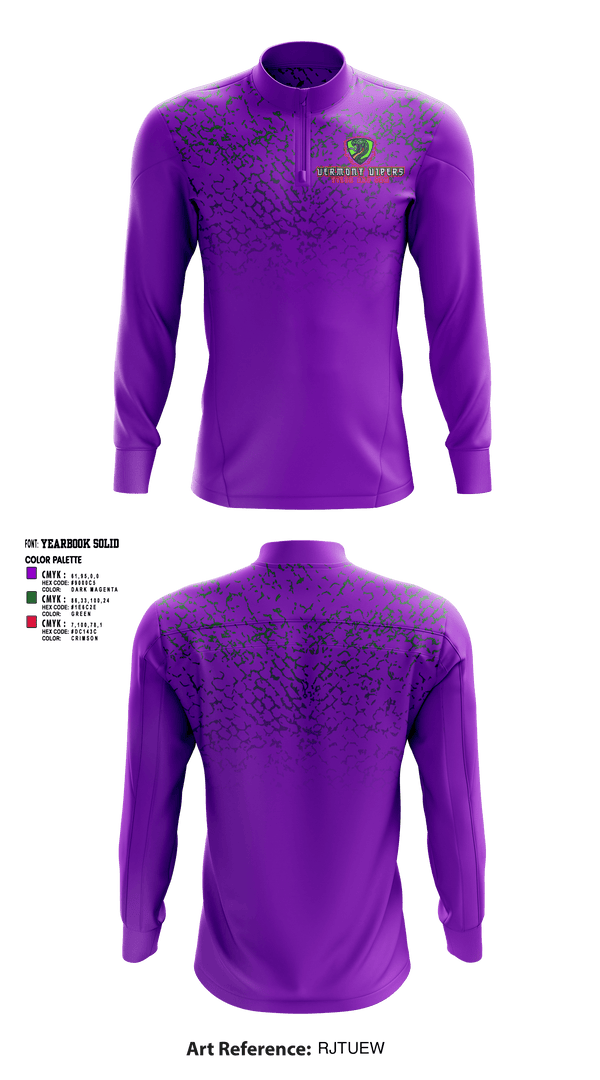 Quarter Zip Jacket, Vipers, Baseball, Teamtime, Team time, sublimation, custom sports apparel, team uniforms, spirit wear, spiritwear, sports uniforms, custom shirts, team store, custom team store, fundraiser sports, apparel fundraiser