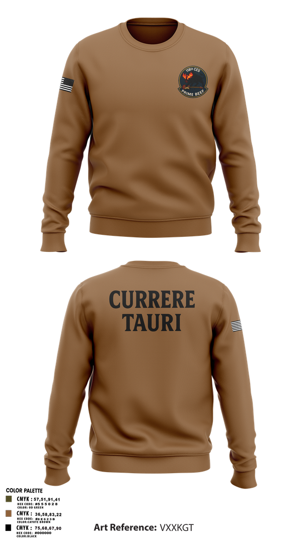 Crew Neck Sweatshirt, 118th CES, Air Force, Teamtime, Team time, sublimation, custom sports apparel, team uniforms, spirit wear, spiritwear, sports uniforms, custom shirts, team store, custom team store, fundraiser sports, apparel fundraiser