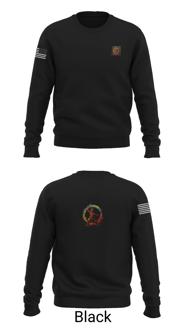 Crew Neck Sweatshirt, 413th CSB, Army, Teamtime, Team time, sublimation, custom sports apparel, team uniforms, spirit wear, spiritwear, sports uniforms, custom shirts, team store, custom team store, fundraiser sports, apparel fundraiser