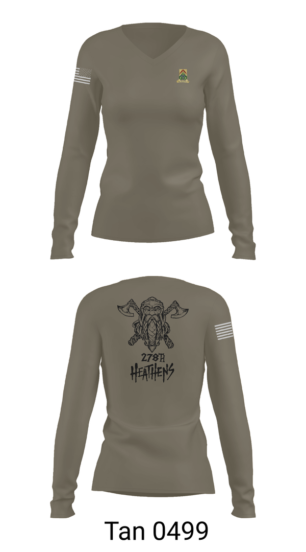 Womens Long Sleeve Vneck Shirt, 3/278 ACR, , Teamtime, Team time, sublimation, custom sports apparel, team uniforms, spirit wear, spiritwear, sports uniforms, custom shirts, team store, custom team store, fundraiser sports, apparel fundraiser
