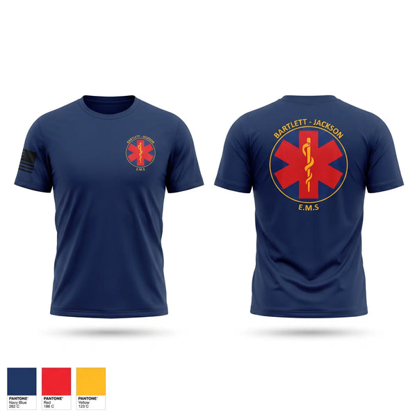 Short Sleeve Performance Shirt, Bartlett Jackson EMS, EMS/EMT, Teamtime, Team time, sublimation, custom sports apparel, team uniforms, spirit wear, spiritwear, sports uniforms, custom shirts, team store, custom team store, fundraiser sports, apparel fundraiser