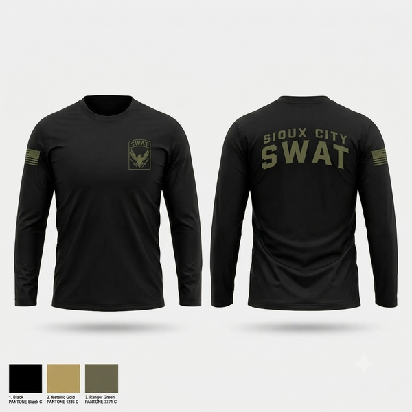 Long Sleeve Performance Shirt, Sioux City SWAT, Police, Teamtime, Team time, sublimation, custom sports apparel, team uniforms, spirit wear, spiritwear, sports uniforms, custom shirts, team store, custom team store, fundraiser sports, apparel fundraiser