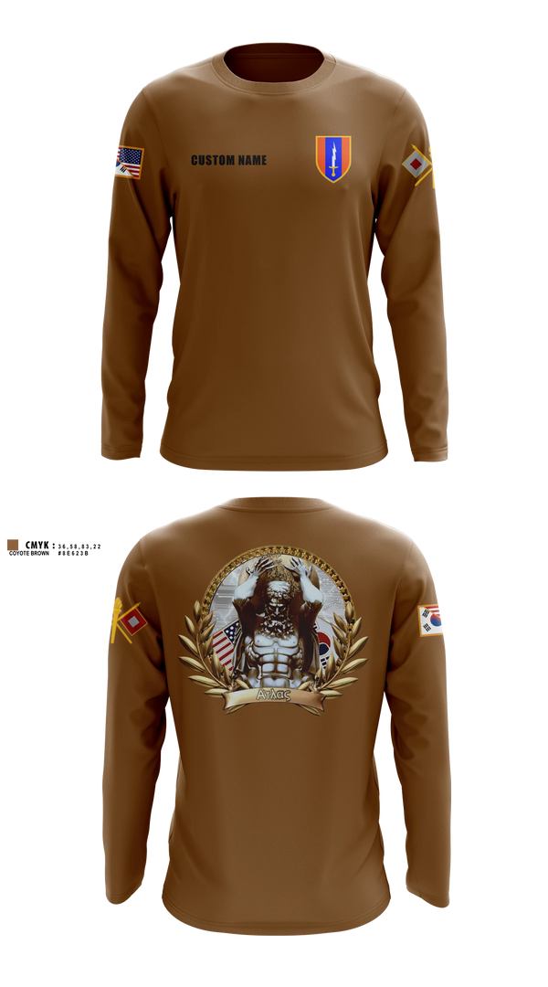Long Sleeve Performance Shirt, Alpha Company 304th ESB-E, Army, Teamtime, Team time, sublimation, custom sports apparel, team uniforms, spirit wear, spiritwear, sports uniforms, custom shirts, team store, custom team store, fundraiser sports, apparel fundraiser