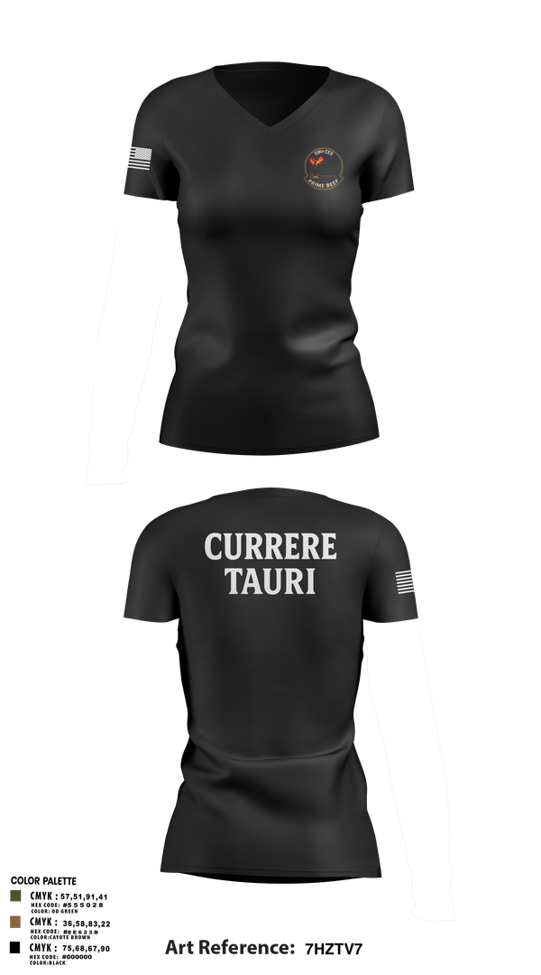 Womens Short Sleeve Vneck Shirt, 118th CES, Air Force, Teamtime, Team time, sublimation, custom sports apparel, team uniforms, spirit wear, spiritwear, sports uniforms, custom shirts, team store, custom team store, fundraiser sports, apparel fundraiser