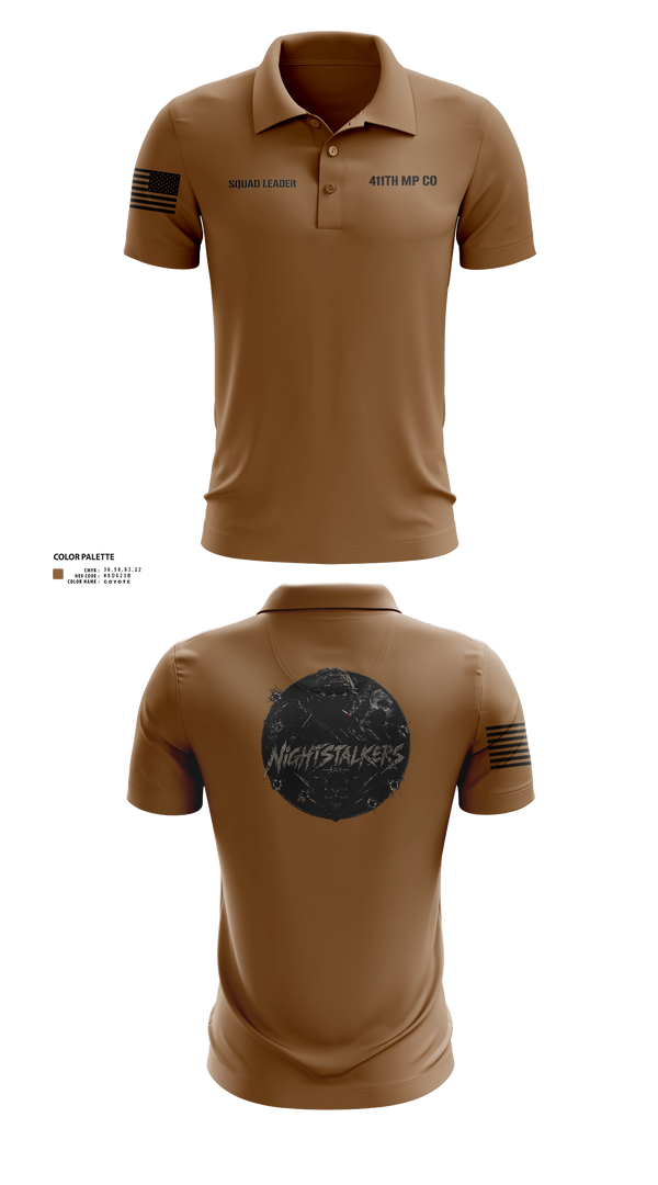 Short Sleeve Performance Polo, 411TH MP CO, Army, Teamtime, Team time, sublimation, custom sports apparel, team uniforms, spirit wear, spiritwear, sports uniforms, custom shirts, team store, custom team store, fundraiser sports, apparel fundraiser