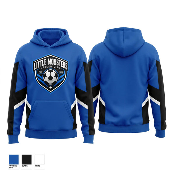 Hoodie, Little Monsters Soccer Club, Men's Soccer, Teamtime, Team time, sublimation, custom sports apparel, team uniforms, spirit wear, spiritwear, sports uniforms, custom shirts, team store, custom team store, fundraiser sports, apparel fundraiser