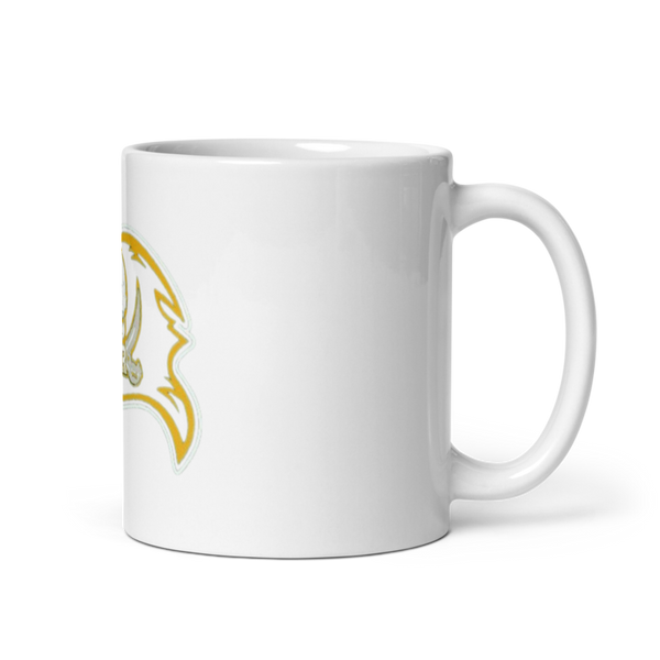 Burney Raiders 23798887 White Glossy Mug - Medium