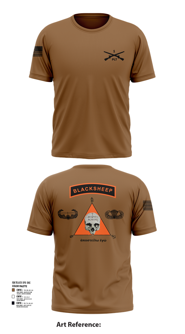 Short Sleeve Performance Shirt, 1st PLT B Co 1-173IN, , Teamtime, Team time, sublimation, custom sports apparel, team uniforms, spirit wear, spiritwear, sports uniforms, custom shirts, team store, custom team store, fundraiser sports, apparel fundraiser