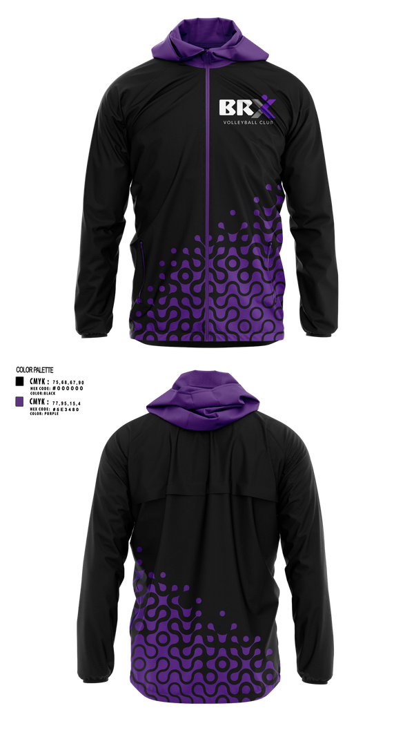 Windbreaker, BRX, Women's Volleyball, Teamtime, Team time, sublimation, custom sports apparel, team uniforms, spirit wear, spiritwear, sports uniforms, custom shirts, team store, custom team store, fundraiser sports, apparel fundraiser