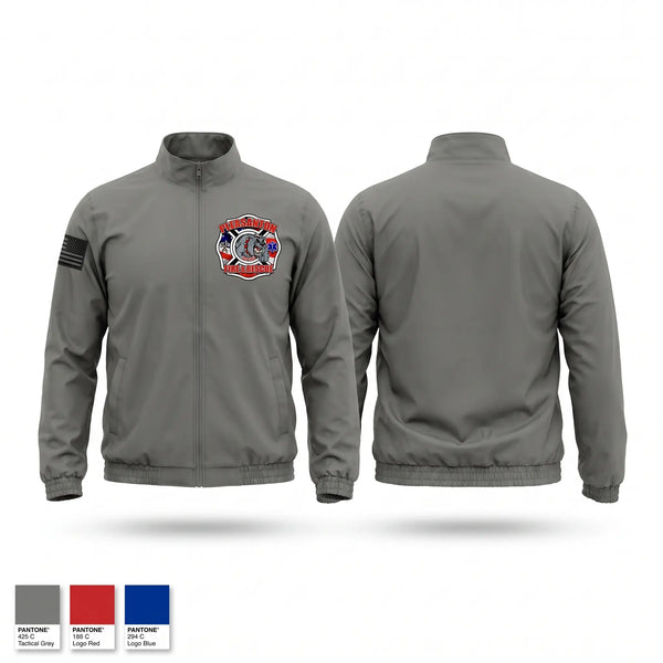 Windbreaker, Pleasanton Fire and Rescue, Fire Department, Teamtime, Team time, sublimation, custom sports apparel, team uniforms, spirit wear, spiritwear, sports uniforms, custom shirts, team store, custom team store, fundraiser sports, apparel fundraiser