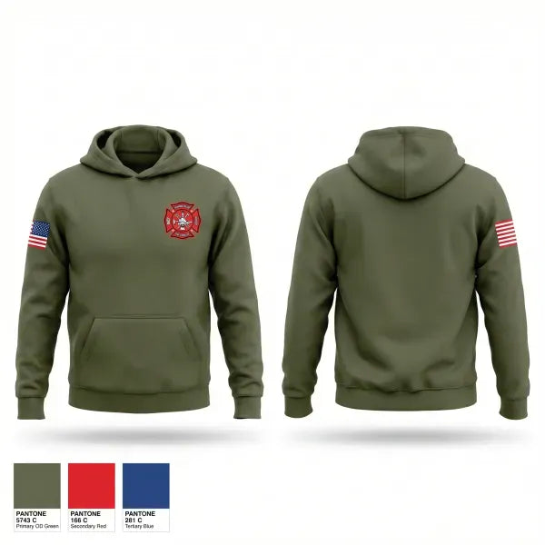Hoodie, Scandia valley fire department, Fire Department, Teamtime, Team time, sublimation, custom sports apparel, team uniforms, spirit wear, spiritwear, sports uniforms, custom shirts, team store, custom team store, fundraiser sports, apparel fundraiser