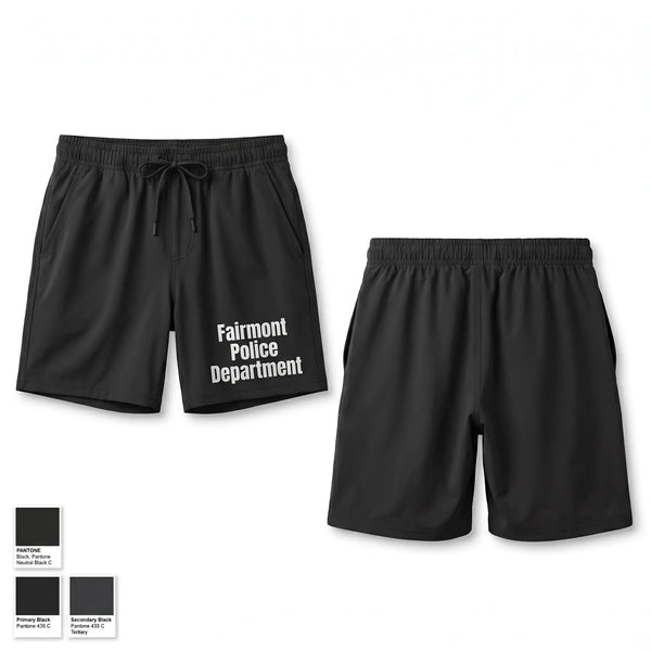Athletic Shorts With Pockets, Fairmont Police Department, Police, Teamtime, Team time, sublimation, custom sports apparel, team uniforms, spirit wear, spiritwear, sports uniforms, custom shirts, team store, custom team store, fundraiser sports, apparel fundraiser