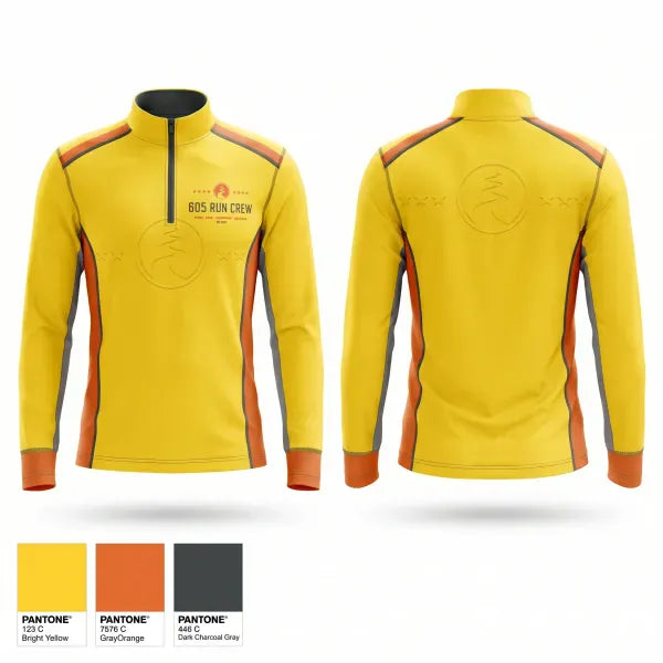 Quarter Zip Jacket, 605 Running Company Downtown, Spirit Store, Teamtime, Team time, sublimation, custom sports apparel, team uniforms, spirit wear, spiritwear, sports uniforms, custom shirts, team store, custom team store, fundraiser sports, apparel fundraiser