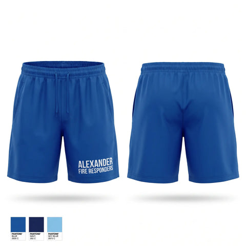 Athletic Shorts With Pockets, ALEXANDER FIRE RESPONDERS, EMS/EMT, Teamtime, Team time, sublimation, custom sports apparel, team uniforms, spirit wear, spiritwear, sports uniforms, custom shirts, team store, custom team store, fundraiser sports, apparel fundraiser
