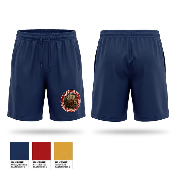Athletic Shorts With Pockets, Bexar county wildland, Fire Department, Teamtime, Team time, sublimation, custom sports apparel, team uniforms, spirit wear, spiritwear, sports uniforms, custom shirts, team store, custom team store, fundraiser sports, apparel fundraiser