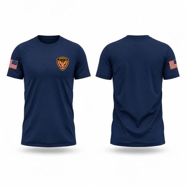 Short Sleeve Performance Shirt, Meridian Police Department, Police, Teamtime, Team time, sublimation, custom sports apparel, team uniforms, spirit wear, spiritwear, sports uniforms, custom shirts, team store, custom team store, fundraiser sports, apparel fundraiser
