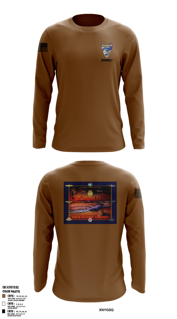 Long Sleeve Performance Shirt, NAVSTA MAYPORT SECURITY, , Teamtime, Team time, sublimation, custom sports apparel, team uniforms, spirit wear, spiritwear, sports uniforms, custom shirts, team store, custom team store, fundraiser sports, apparel fundraiser