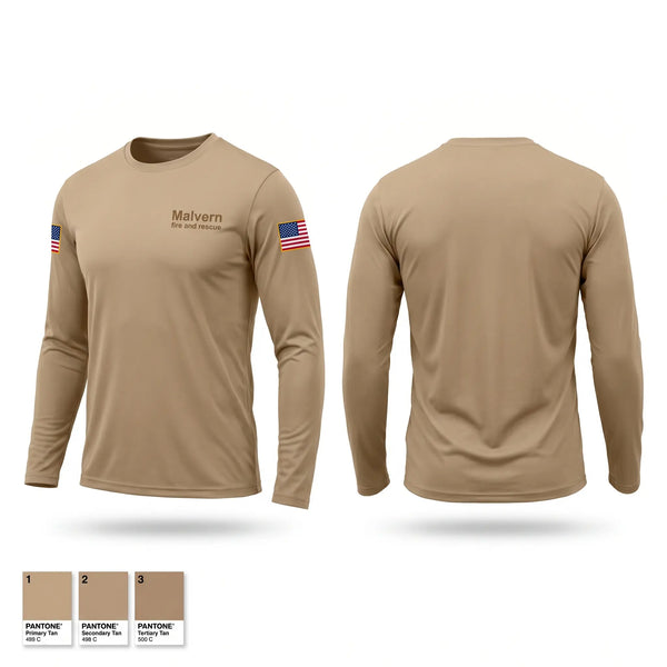 Long Sleeve Performance Shirt, Malvern fire and rescue, Fire Department, Teamtime, Team time, sublimation, custom sports apparel, team uniforms, spirit wear, spiritwear, sports uniforms, custom shirts, team store, custom team store, fundraiser sports, apparel fundraiser