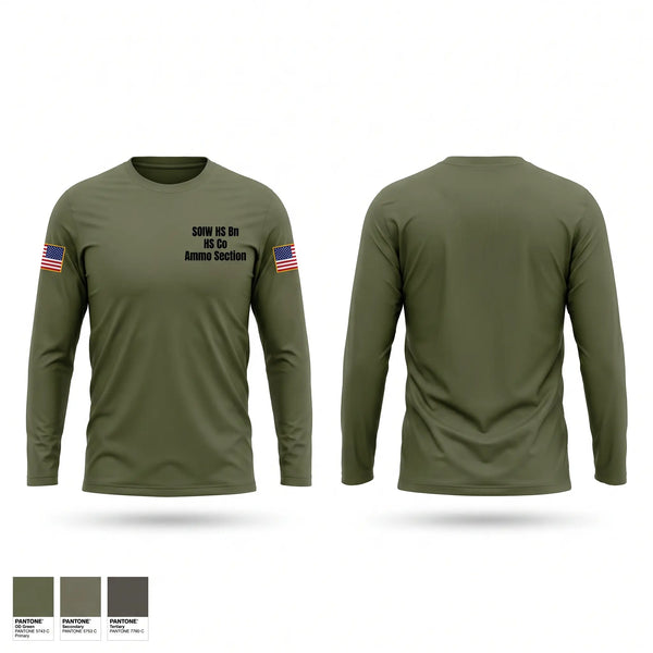 Long Sleeve Performance Shirt, SOI-W, H&S Bn, H&S Co. Ammo Section, Marines, Teamtime, Team time, sublimation, custom sports apparel, team uniforms, spirit wear, spiritwear, sports uniforms, custom shirts, team store, custom team store, fundraiser sports, apparel fundraiser