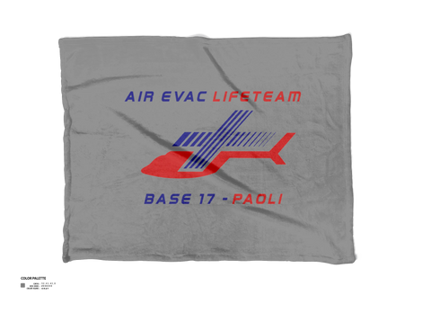 Blanket, Air Evac Lifeteam, EMS/EMT, Teamtime, Team time, sublimation, custom sports apparel, team uniforms, spirit wear, spiritwear, sports uniforms, custom shirts, team store, custom team store, fundraiser sports, apparel fundraiser