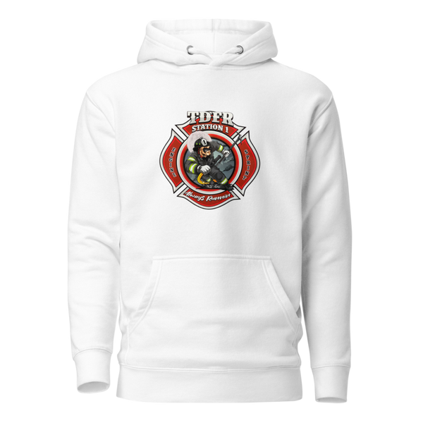 Unisex Hoodie - 1 - White